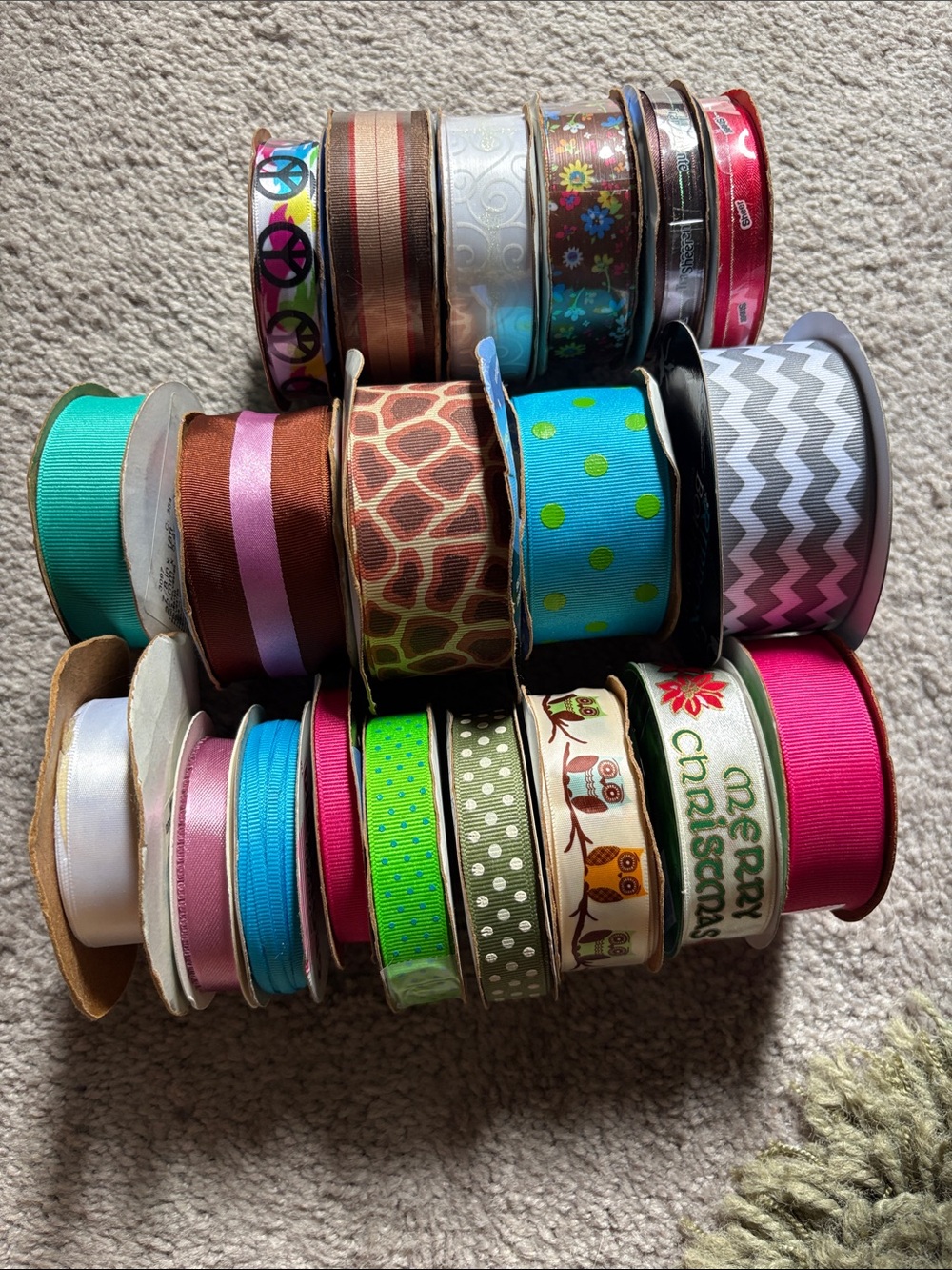 Assorted Decorative Gift Ribbons - Multi Color Pack
